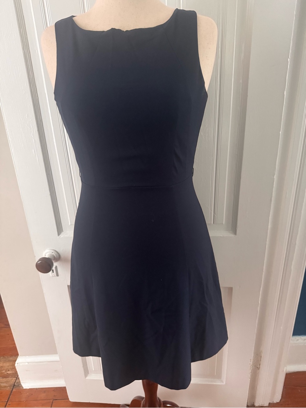 H&M Navy Sleeveless A-Line Mini Dress